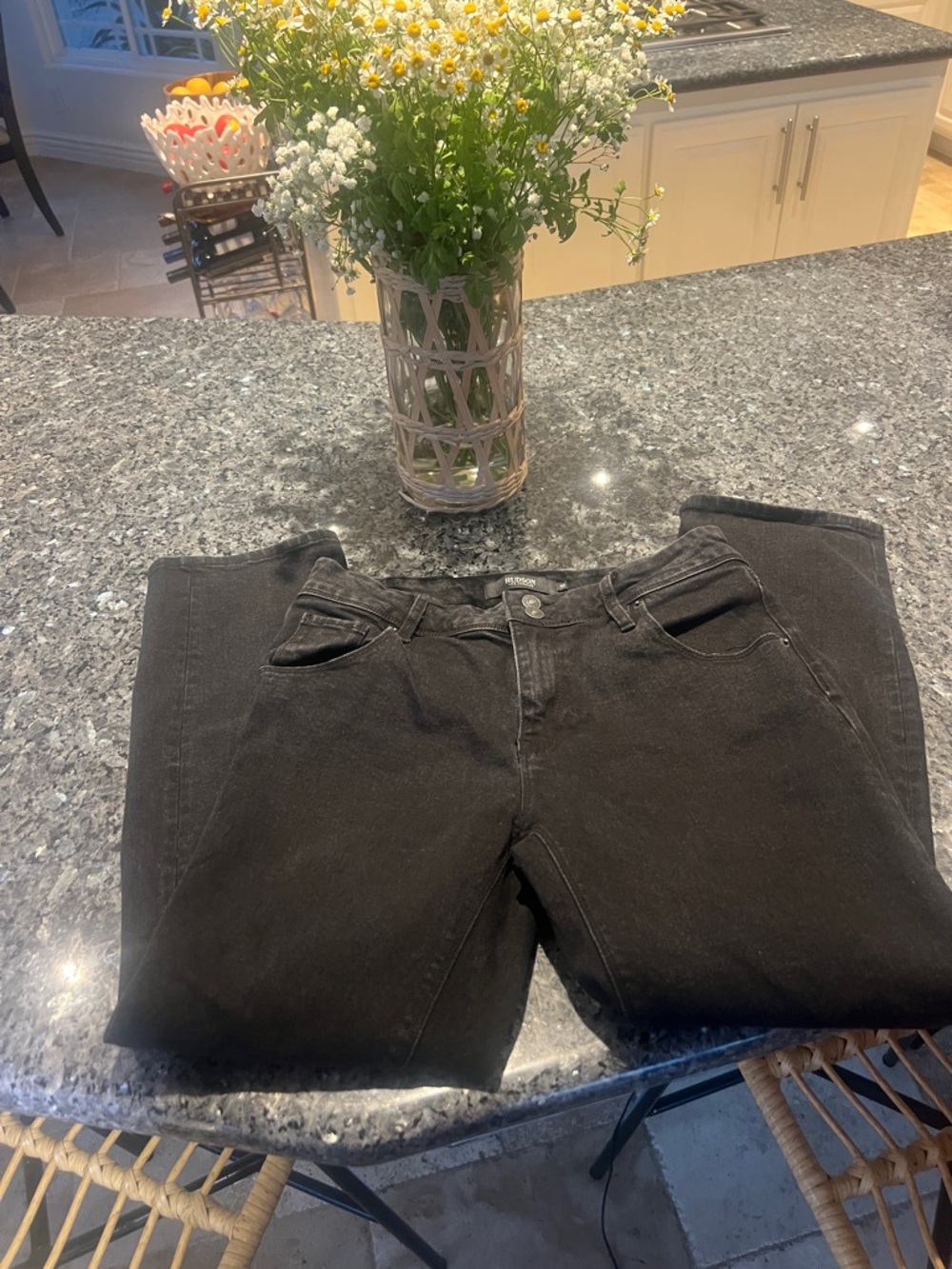 Hudson Jeans Black Boyfriend Jeans